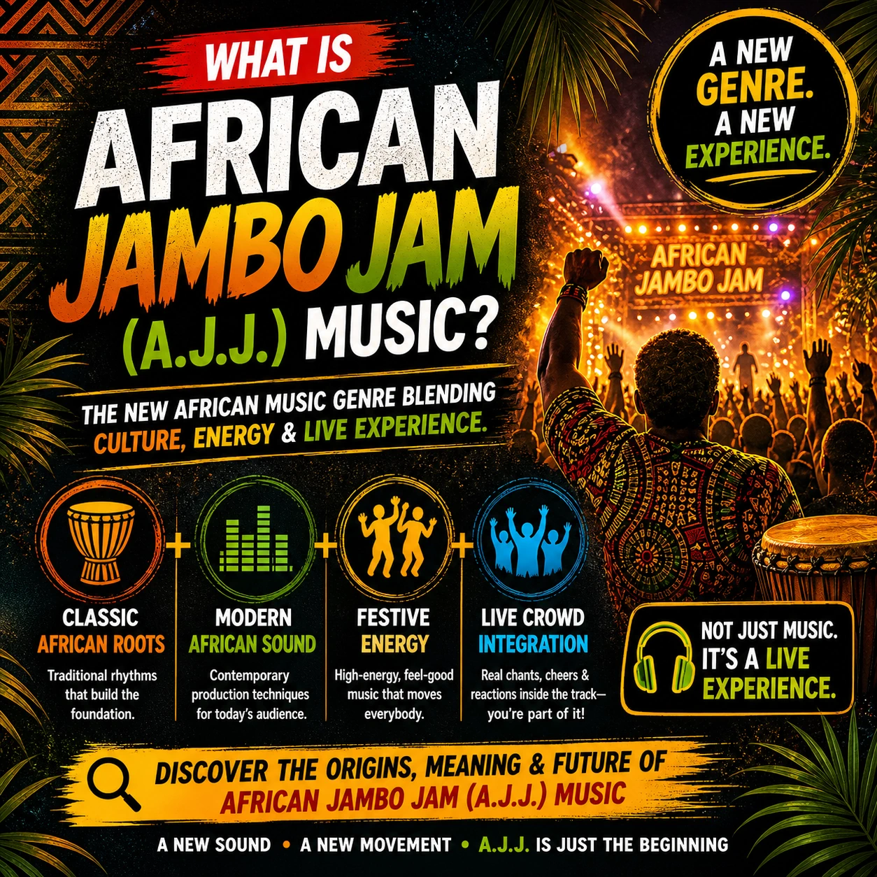 African Jambo Jam (A.J.J.) music style and identity
