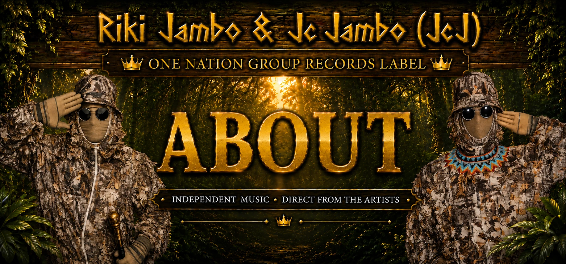 Riki Jambo & Jc Jambo African Jambo Jam Live in D’ Jungle 2.0 website header