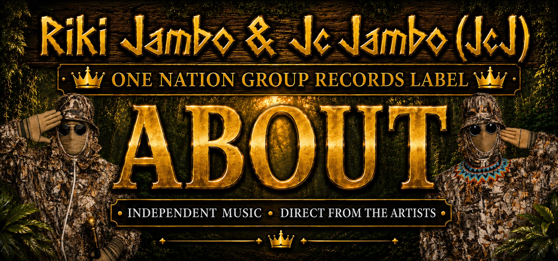 Riki Jambo & Jc Jambo African Jambo Jam Live in D’ Jungle 2.0 website header