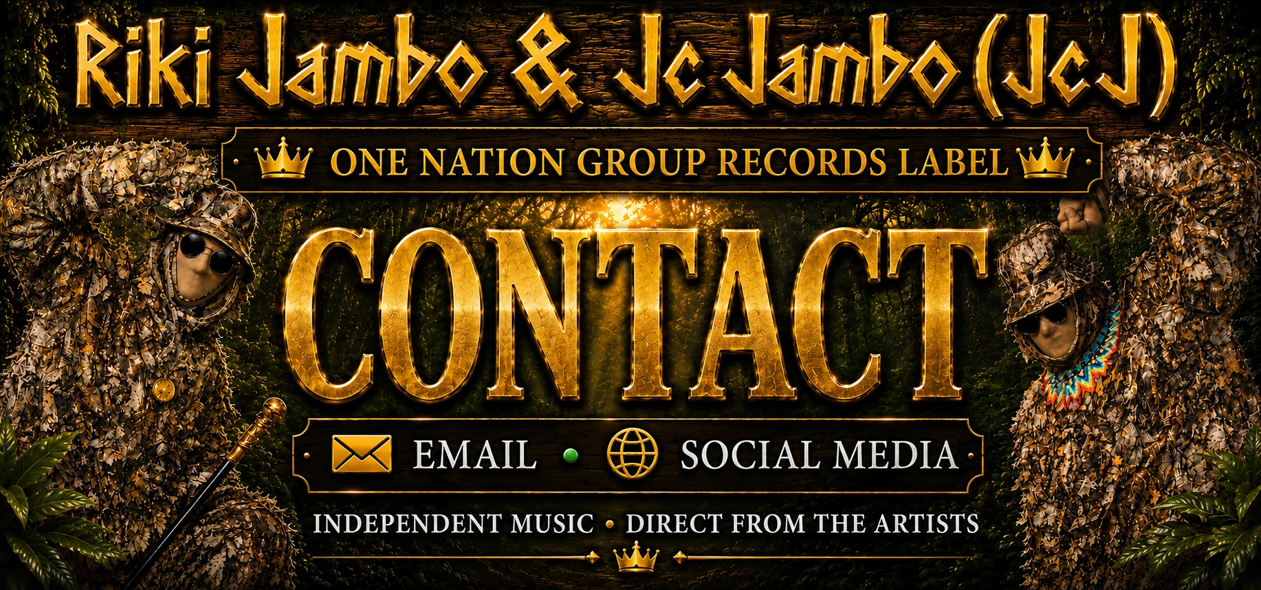 Riki Jambo & Jc Jambo African Jambo Jam Live in D’ Jungle 2.0 website header